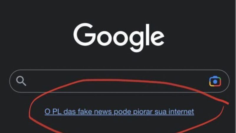 Contra-ataque: Dino quer apuração sobre campanha do Google contra PL das Fake News